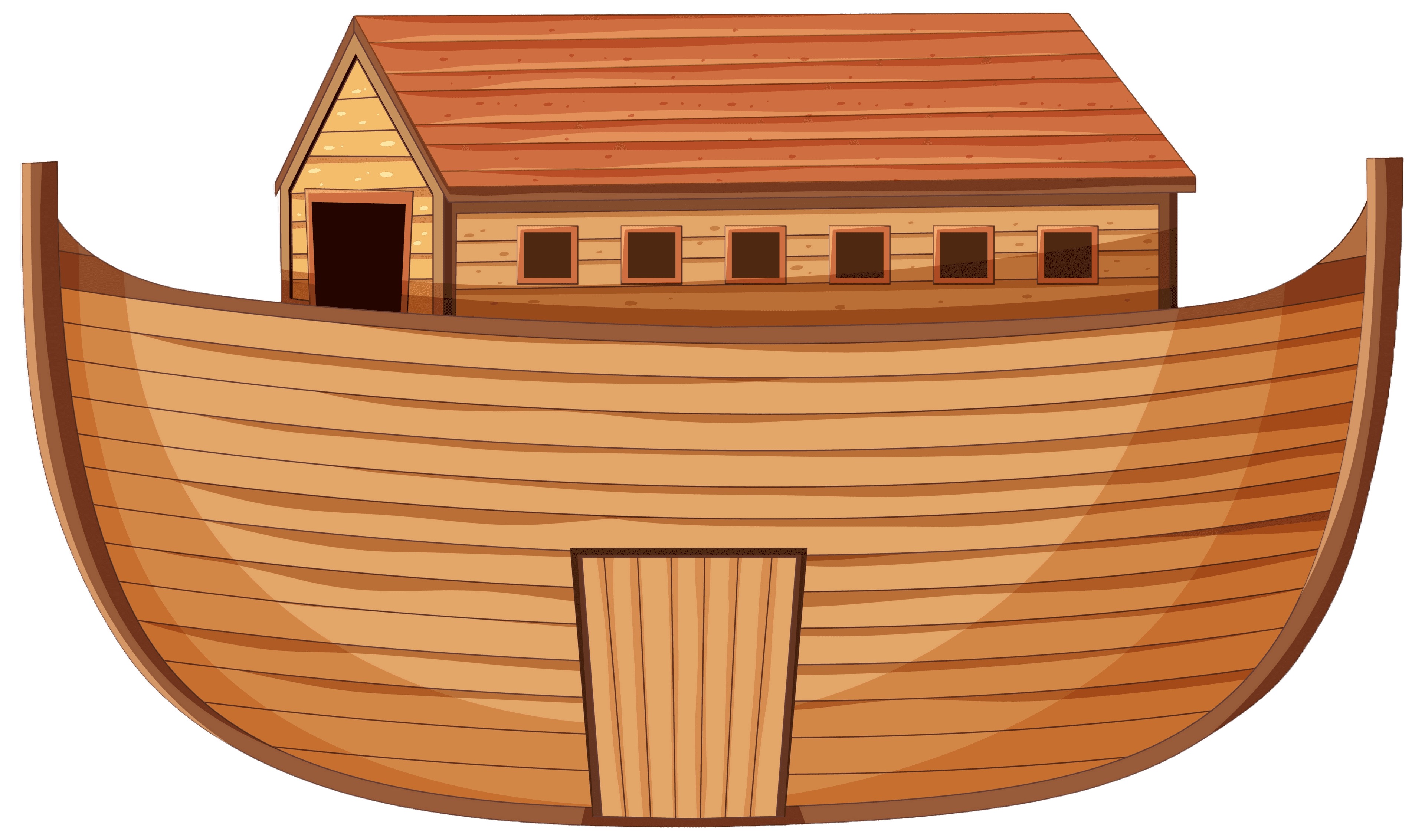 Image of Ark riding wave.